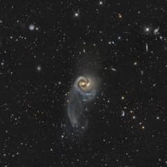 Preview of Arp 93: A Cosmic Embrace