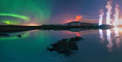 Preview of A Triply Glowing Night Sky over Iceland
