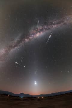 Preview of Halley Dust, Mars Dust, and Milky Way