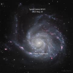 Preview of Supernova Discovered in Nearby Spiral Galaxy M101
