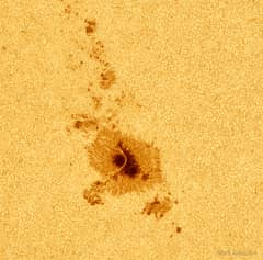 Preview of Sunspot with Light Bridge