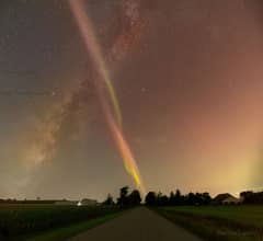 Preview of STEVE and Milky Way Cross over Rural Road
