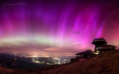 Preview of Aurora over Karkonosze Mountains