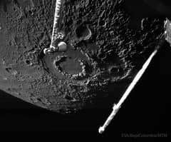 Preview of Mercury's Vivaldi Crater from BepiColombo