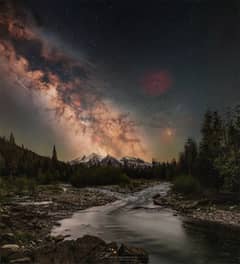 Preview of A Night Sky over the Tatra Mountains