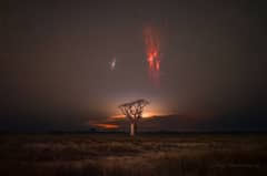 Preview of Andromeda and Sprites over Australia