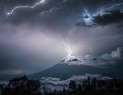 Preview of Lightning over the Volcano of Water
