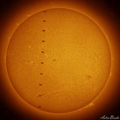 Preview of International Space Station Crosses the Sun