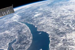 Preview of Manicouagan Impact Crater from Space