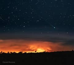 Preview of New Comet SWAN25B over Mexico