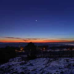 Preview of Twilight with Moon and Planets