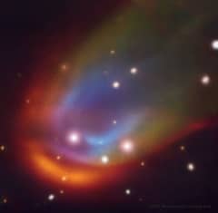Preview of Unexplained Shocks Around a White Dwarf Star