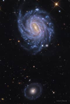 Preview of NGC 3660 and Burçin's Galaxy