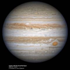 Preview of Jupiter with the Great Red Spot