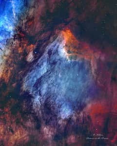 Preview of The Pelican Nebula in Gas, Dust, and Stars