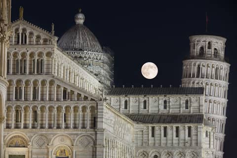 Thunder Moon over Pisa