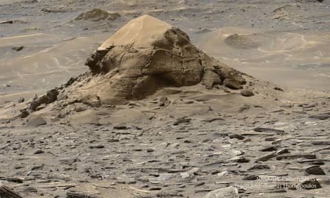 Turtle Rock on Mars