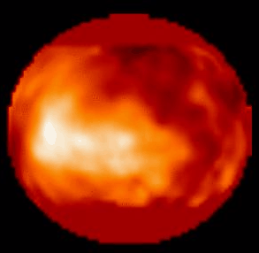 A Glimpse of Titan's Surface