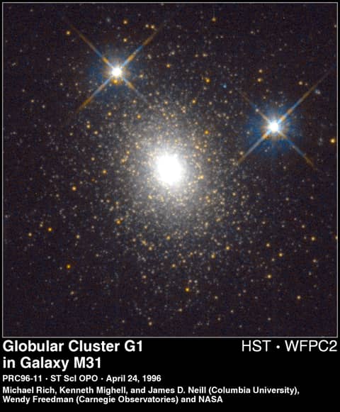 A Giant Globular Cluster in M31