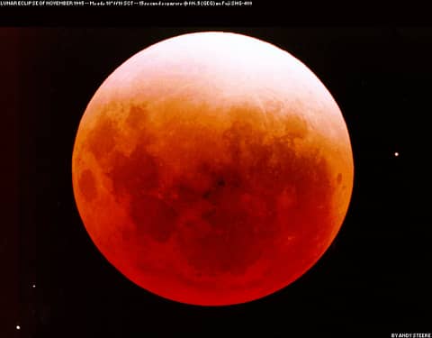 A Lucky Lunar Eclipse