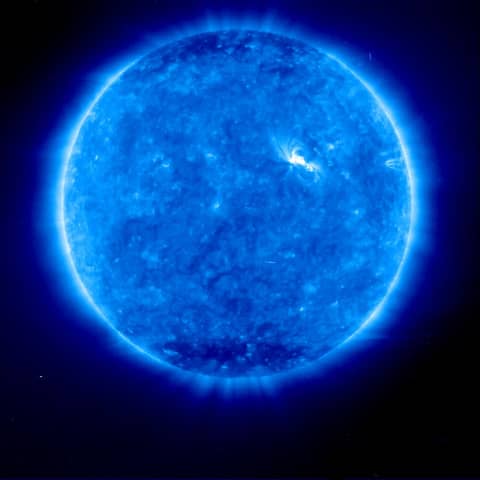 Blue Sun Glaring