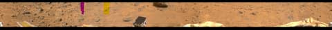Sol 4: Mars Color Panorama
