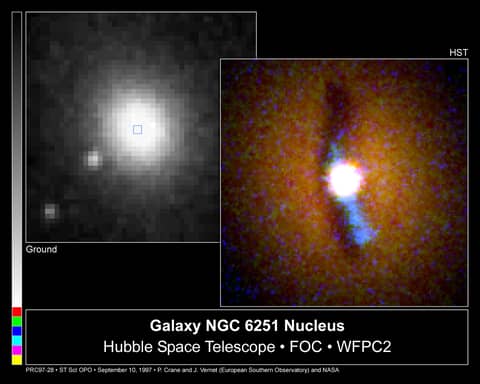 The Center of NGC 6251 is Glowing