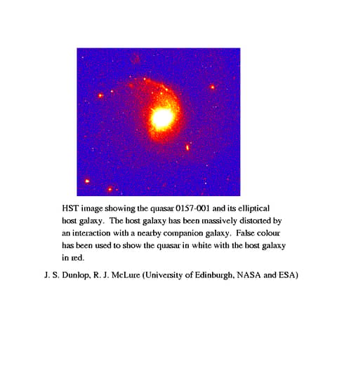 Quasar in an Elliptical Galaxy