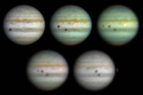 A Triple Eclipse on Jupiter