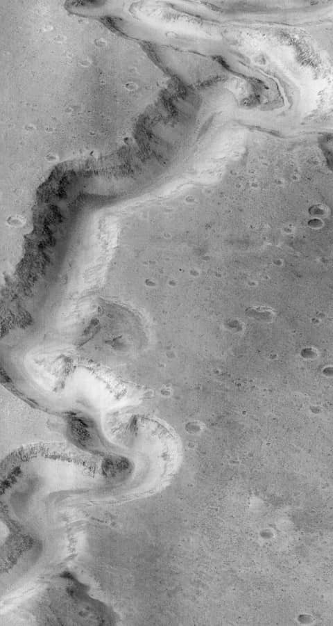A Martian River Bed?