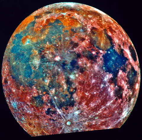 The Colorful Moon