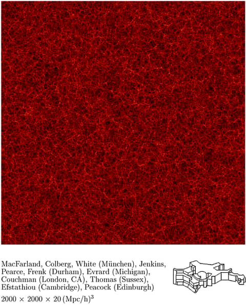 A Slice Through an Artificial Universe