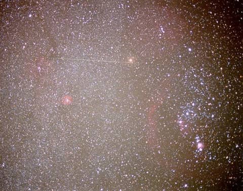 Meteor Milky Way
