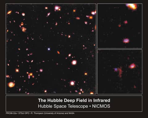 The Hubble Deep Field in Infrared