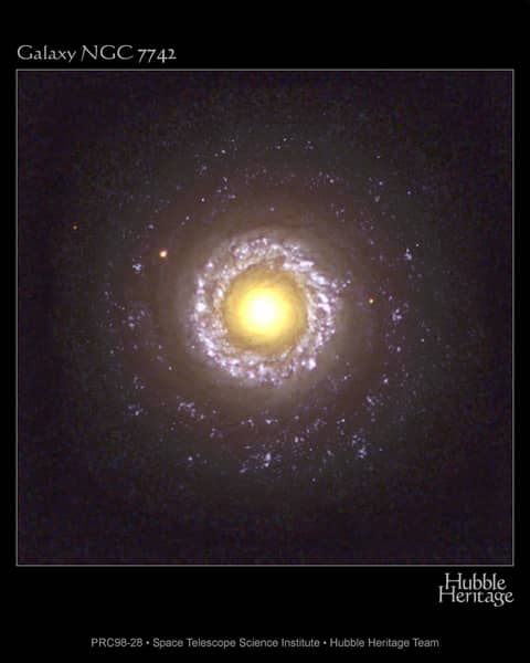 Seyfert Galaxy NGC 7742
