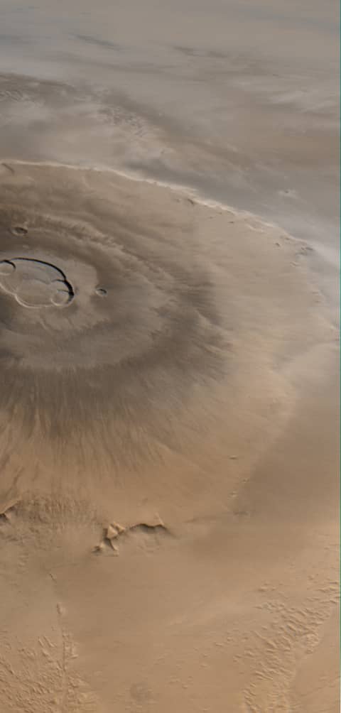 Olympus Mons from Orbit