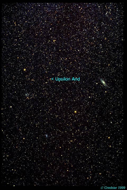 Where is Upsilon Andromedae?
