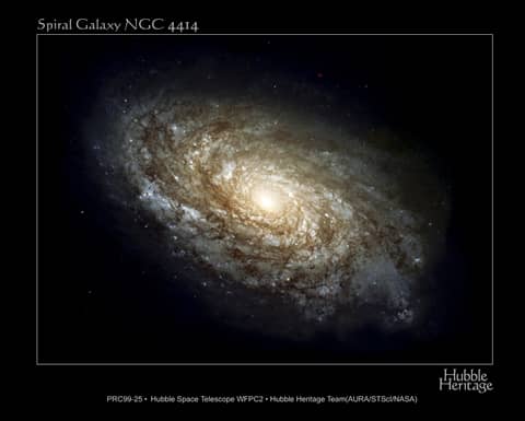 NGC 4414: A Telling Spiral