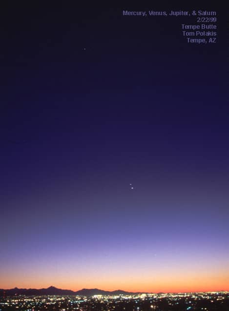 A Jupiter-Venus Conjunction