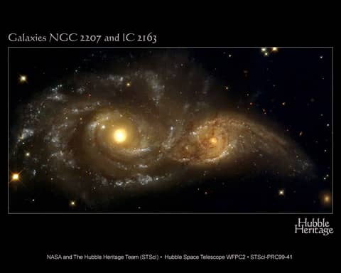 Spiral Galaxies in Collision