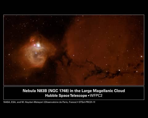 New Stars Destroying NGC 1748