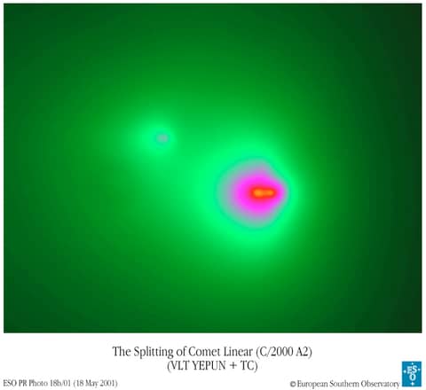Another Comet LINEAR Breaks Up