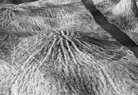 One Hundred-Kilometer Terrain on Venus