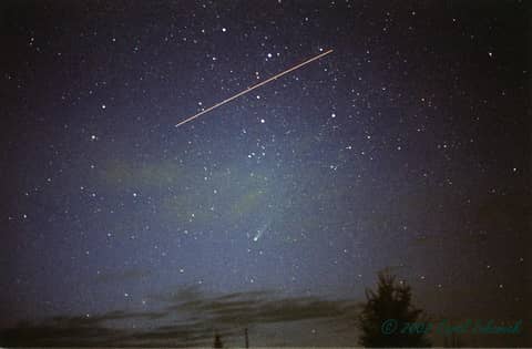 Comet Ikeya-Zhang Meets The ISS