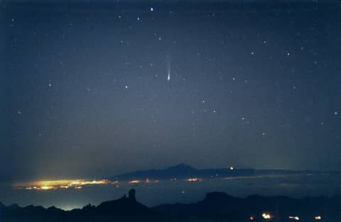 Comet Ikeya-Zhang Over Tenerife