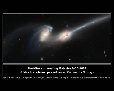 NGC 4676: When Mice Collide