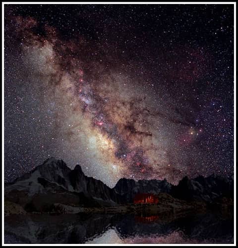 The Milky Way Over the French Alps