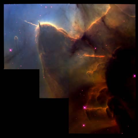 Trifid Pillars & Jets