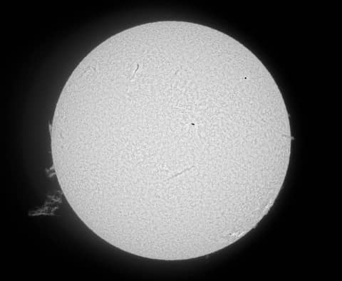 Mercury Transits the Sun