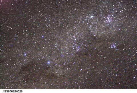 The Southern Sky from the International Space Station